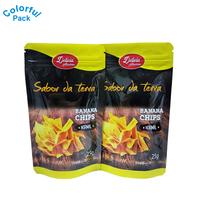 Sachets d'emballage personnalisés imprimés en plastique de 50g, 100g, 250g, 500g, résistants à l'humidité, pour snacks, plantains, biscuits, bonbons et chips