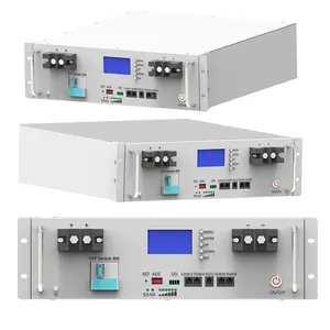 Bateria solar 51.2V 100Ah do fosfato do ferro do lítio da parede de potência do inversor 5.12Kwh do ciclo profundo do OEM 6000