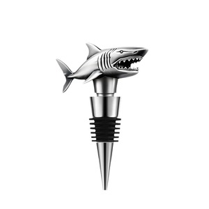 Tapón de vino tinto exquisito de gama alta, Serie de animales marinos, Material de silicona fresco, tapón de vino - Product Image 5