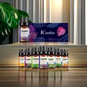 Kanho OEM Lavendel 10ml Großhandel Amazon Hot Selling 100% zertifizierte natürliche Extraktion Reiner Duft Aroma therapie Aroma Essenti
