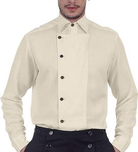<strong>Mens</strong> Cosplay Costume <strong>Pirate</strong> Dressing Steampunk Victorian <strong>Mens</strong> Side-Button Linen <strong>Shirt</strong> - Product Image 6