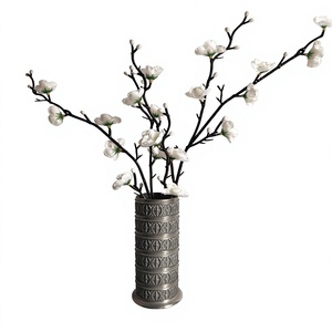 premium Metal Iron <b>Vase</b> For Fresh Flowers Dried Flowers Artificial Plants Durable Lightweight Handcrafted Decorative <b>Vase</b> - Product Image 1