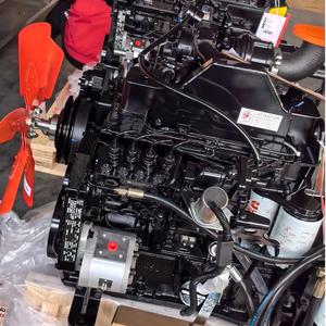 Оригинальный дизельный двигатель Cummins 4BTA3.9-C130 с турбонаддувом и охлаждением наддувочного воздуха в сборе для экскаватора, погрузчика, генератора - Product Image 1