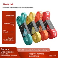 Banda de resistencia de goma para hombre, entrenamiento de fuerza, asistencia para dominadas, entrenamiento de músculos del pecho, cuerda elástica M9888H7576JHSS