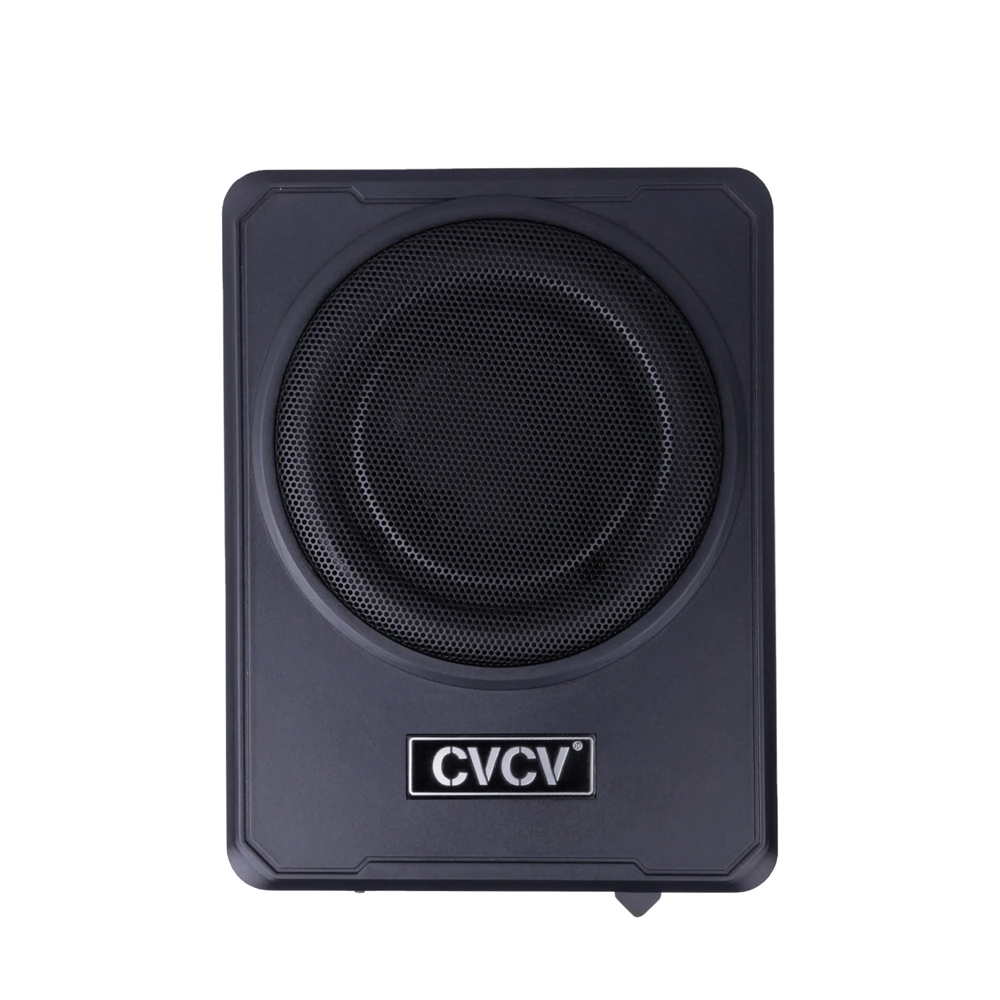 CVCV 8 بوصة أغطية ألومنيوم رفيعة للغاية أسفل المقعد مكبر صوت للسيارة SPL تحت المقعد مكبر صوت نحيف عالي الطاقة من الألومنيوم مكبر صوت
