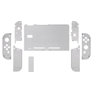 EXtremeRate DIY Replacement Full Shell for Nintendo <b>Switch</b> - Clear Black Custom Housing <b>Case</b> for NS - Product Image 1