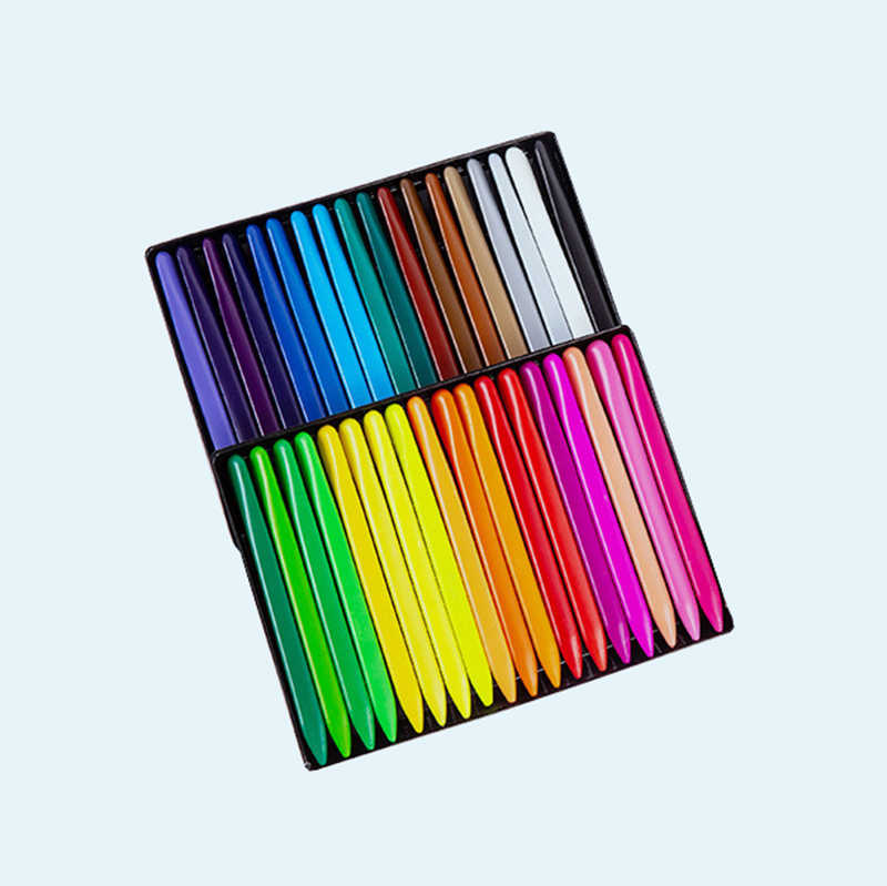 36 цветов нетоксичные не грязный ручной striangular форма пластиковый карандаш для детей