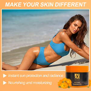 Gel autobronzant naturel pur hydratation de l'humidité accélérateur de teinte Bronze Gel de bronzage léger <span class=keywords><strong>crème</strong></span> de gel de teinte moyenne - Product Image 5