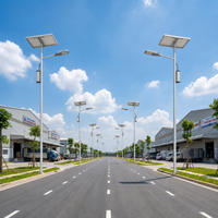 Lampe solaire de rue étanche IP65, 60W 80W 120W LED, télécommande, éclairage extérieur pour éclairage routier nocturne