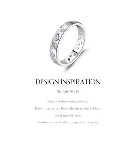 S925 <b>Silver</b> <b>Eternity</b> Band <b>Ring</b> With Baguette And Round Diamonds Channel Setting Classic Geometric Design Unisex Wedding <b>Ring</b> - Product Image 5