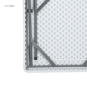 Mesas plegables cuadradas de plástico para banquetes, sillas plegables de plástico para eventos - Product Image 6