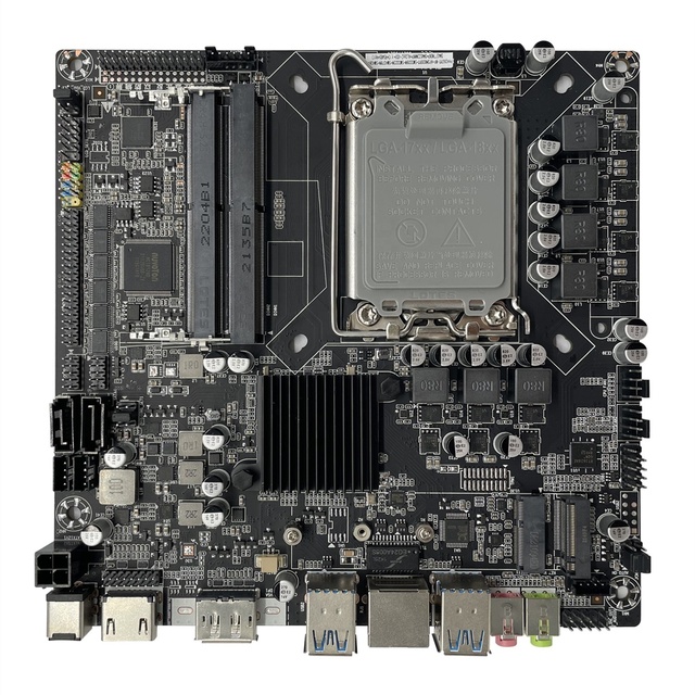 12th Gen with H610 Chipset Based Mini ITX Motherboard LGA1700 Socket 2 HD-MI DP LVDS