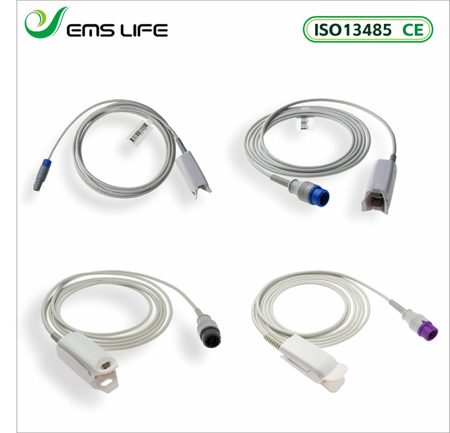 EMSLIFE Compatible Tinned Copper Spo2 Sensor Adapter Cable for Mindray N10/N12/UMECA10/IPM1O Patient Monitor 5-core 3m Model
