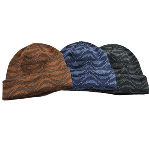 Oem Großhandel Custom Design Jacquard Beanie Hochwertige Unisex Cap Gestrickt Outdoor Winter Ski Acryl Beanie Hüte - Product Image 6