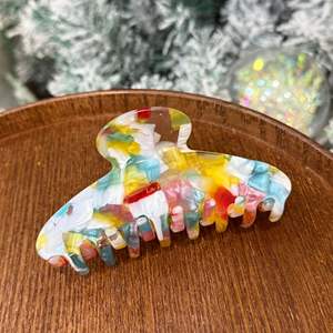 Mode coréenne, pince à huit dents <span class=keywords><strong>de</strong></span> haute qualité pour gelée <span class=keywords><strong>de</strong></span> <span class=keywords><strong>lait</strong></span> simple, pince à cheveux à l'acide acétique - Product Image 4