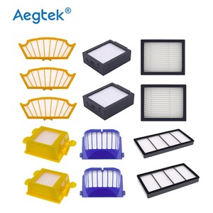500 600 700 <span class=keywords><strong>E5</strong></span> E6 I7 J7 S9 piezas de filtro de filtración multicapa lavables Premium reemplazo para aspiradora IRobots Roombas - Product Image 1