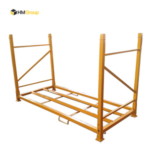 Polvere rivestita di magazzino pieghevole impilamento portatile in metallo acciaio camion di stoccaggio rack per pneumatici di stoccaggio - Product Image 2