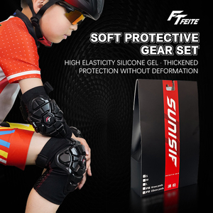 Juego de Protectores Ajustables para Niños, Rodilleras, Coderas y Muñequeras de Esponja Suave para Patinaje en Línea, Bicicleta y Patines de Ruedas - Product Image 2