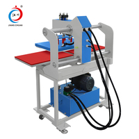 Presse à chaud double station durable pour vêtements, machine de transfert thermique à large plage de température et grande zone d'impression