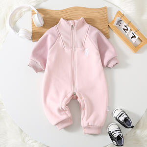 Bio-Baumwoll overall für Kleinkinder Koreanische Version Frühling Herbst Plus Samt Baby Outfit Gestrickt Modischer Fremder Stil für - Product Image 3