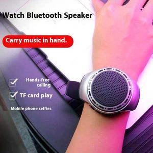 स्पीकर, पहनने योग्य स्पोर्ट्स कलाई स्पीकर, स्मार्टवॉच, सेल्फी स्टिक, हैंड-फ्री कॉल और टीएफ कार्ड प्रविष्टि देखें। - Product Image 4