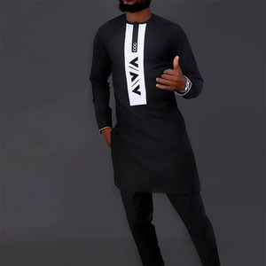 <span class=keywords><strong>Chemise</strong></span> Dashiki <span class=keywords><strong>africaine</strong></span> à manches longues en coton noir, style ethnique, décontractée, coupe ample, couleur unie, nouvelle collection <span class=keywords><strong>2022</strong></span>, en stock 1098630 - Product Image 4