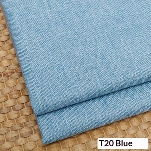 Tela de Lino y Algodón Grueso de Color Sólido, Material de Lona Resistente, Tela Decorativa Antipolvo para Sofá y Mantel DIY - Product Image 5