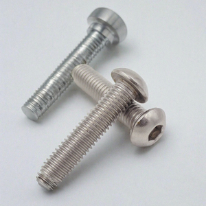 Vis à tête ronde en acier inoxydable DIN7380-1 M8, finition passivée, grade 10.9/12.9, vis à six pans creux - Product Image 3