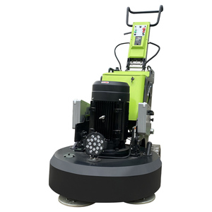 自動コンクリート床研削機 プラネタリータイプ エンジン/モーター付き 380V 乾湿両用 業務用/工業用床研磨機 - Product Image 3