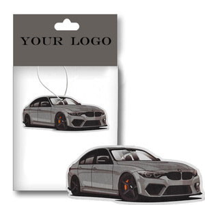 Vente en gros de désodorisant de voiture en papier pour parfum suspendu avec design personnalisé - Product Image 4