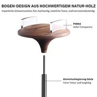 Soporte De Auriculares De Madera De Nogal Y Aluminio Para Airpods Max Beats Bose Sony