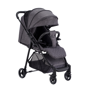 Xe đẩy em bé sơ sinh có thể đảo ngược cho 0-3 năm tay vịn có thể điều chỉnh có thể ngồi/nằm xuống với tấm che nắng - Product Image 5