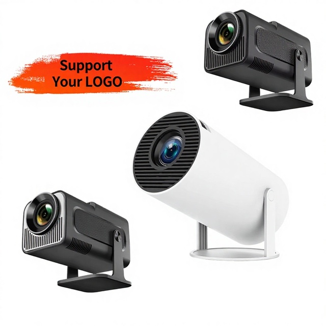 Portable Android 1080P LED Projector HY300 Pro HY320 Mini with WiFi Mirror Screen and Built-in Speakers