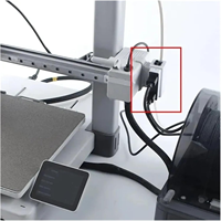 Hub AMS Asli Bambu untuk A1/A1 Mini, Aksesori Paralel Sistem Multi Material Printer 3D
