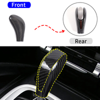 Couverture décorative de pommeau de levier de vitesse en fibre de carbone véritable pour Porsche Cayenne 2004-2007, garniture de protection intérieure