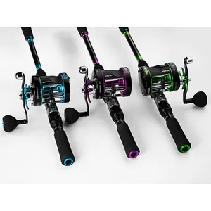 ECOODA Brand Black Thunder 5.3:1 Overhead Reel 10kg Drag Power Offshore Fishing Jigging Reel