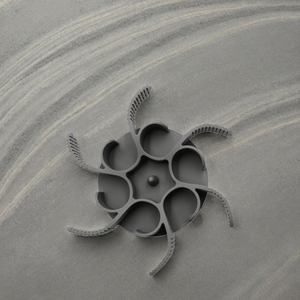 Gamelle anti-glouton moderne en plastique pour chiens avec design antidérapant et découpes en spirale, forme arrondie, pour usage intérieur - Product Image 3