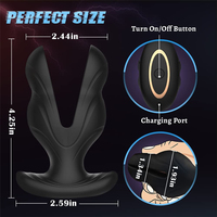 Vibrierender Anal vibrator mit Elektro schock Anal Butt Plug Vibratoren