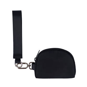 Portefeuille de poignet double de luxe avec logo personnalisé, double pochette, porte-clés, bracelet et porte-cartes - Product Image 4
