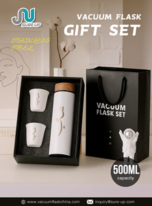 ชุดของขวัญกระติกน้ำสูญญากาศเก็บความร้อน500มล. ขนาด<span class=keywords><strong>2</strong></span>*75มล. ชุดแก้วฉนวนผนังสองชั้นพร้อมที่กรองชาของขวัญทางธุรกิจ - Product Image 3