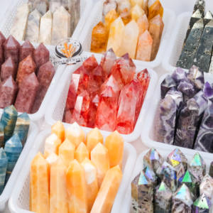 Großer natürlicher Citrin turm Große natürliche Heilung sener gie Stein kristall turm punkts täbe - Product Image 5