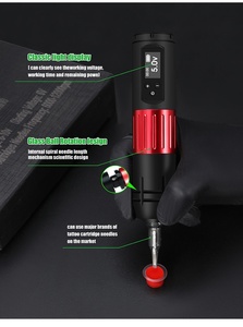 Nuevo Diseño de Pluma de Tatuaje Rotativa Inalámbrica con Pantalla LED, Kit de Máquina de Tatuaje Recargable con Certificación CE para Artistas Profesionales - Product Image 4
