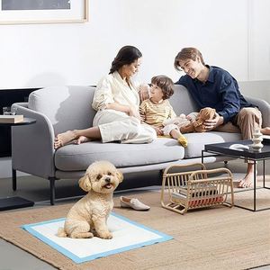 (45*60, 60 pièces) Tapis absorbants jetables pour animaux de compagnie, couches d'apprentissage de la propreté en coton anti-fuites pour chiots et chiens - Product Image 2