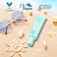 Essence solaire hydratante naturelle et biologique à l'extrait de céramide, protection anti-UVA/UVB SPF 50, vente en gros
