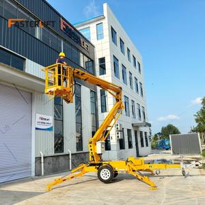 12M 14m 16m 18M 20m Construction Man Electric Dual Power Towable Boom Lift para la venta - Product Image 1