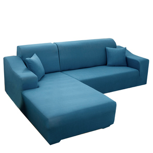 High Quality L Shaped Quilted Stretch Spandex <strong>Slipcover</strong> Recliner Sectional <strong>Sofa</strong> Cover Furniture Protector Covers <strong>Sofa</strong> Elastic - Product Image 1
