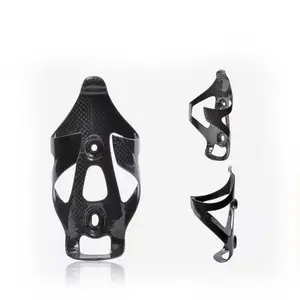Custom 3K Glossy Mountain Road Bike Detachable Carbon Fiber Bottle Cage Bicycle Accessories Water Cup Holder