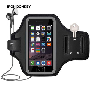 IRONDONKEY户外运动臂包适用于iPhone 6/<span class=keywords><strong>7</strong></span>/8 plus健身和移动保护套跑步登山骑行野营徒步旅行 - Product Image 4
