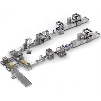 Ligne de production automatique d'eau en bouteille, de la machine de soufflage de bouteilles à la machine d'emballage pour PET