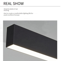 Suspension LED design nordique moderne et luxueux, à hauteur réglable, pour usage domestique ou scolaire, en aluminium, bande longue de taille moyenne
